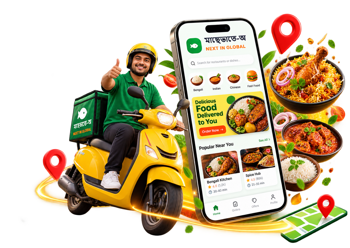 Machebhate Food Delivery Banner